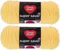 Bulk Buy: Red Heart Super Saver (2-Pack) (Lemon, 7 oz Each Skein)