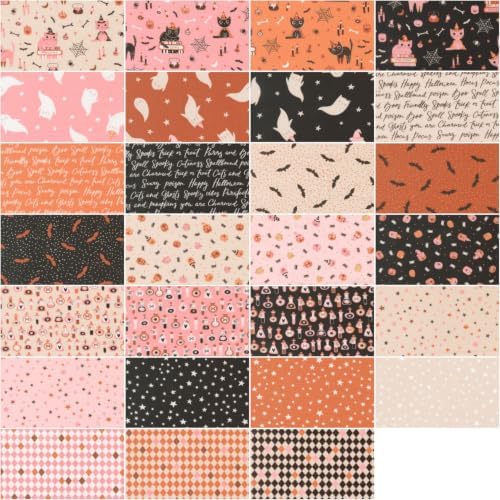 Elena Amo Purrs and Boos Jelly Roll 40 2.5-inch Strips Moda Fabrics