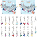NBEADS 40 Pcs Number Beads Stitch Markers, Acrylic Pearls Crochet