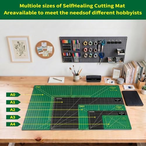 Self Healing Cutting Mat for Sewing 3PK 12x18 in, A3 quilting cutting