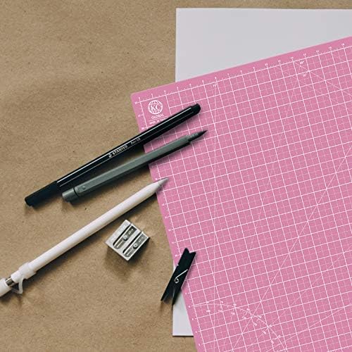 KC GLOBAL A2 (24"x18") Self-Healing Cutting Mat (Pink) - Sturdy