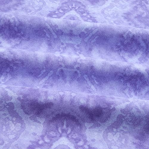 Comfy Flannel Tone on Tone Lilac, Fabric by the Yard