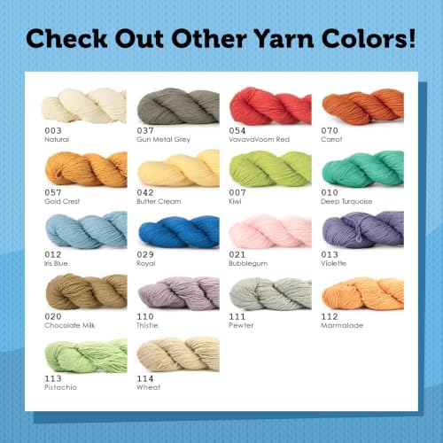 HiKoo CoBaSi Sock Yarn, Cotton, Bamboo, Silk, 50g, 220 yd, #029 Royal