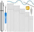 Sewing Needles, Embroidery Needles with Large Eye, 25 Pcs Hand Sewing