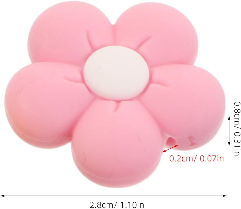 Cute Flower Knitting Needle Point Protectors for Winter, 16pcs