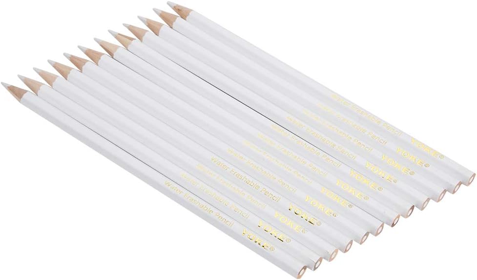 Hztyyier Sewing Fabric Pencils,Water Soluble Marking Pencils for
