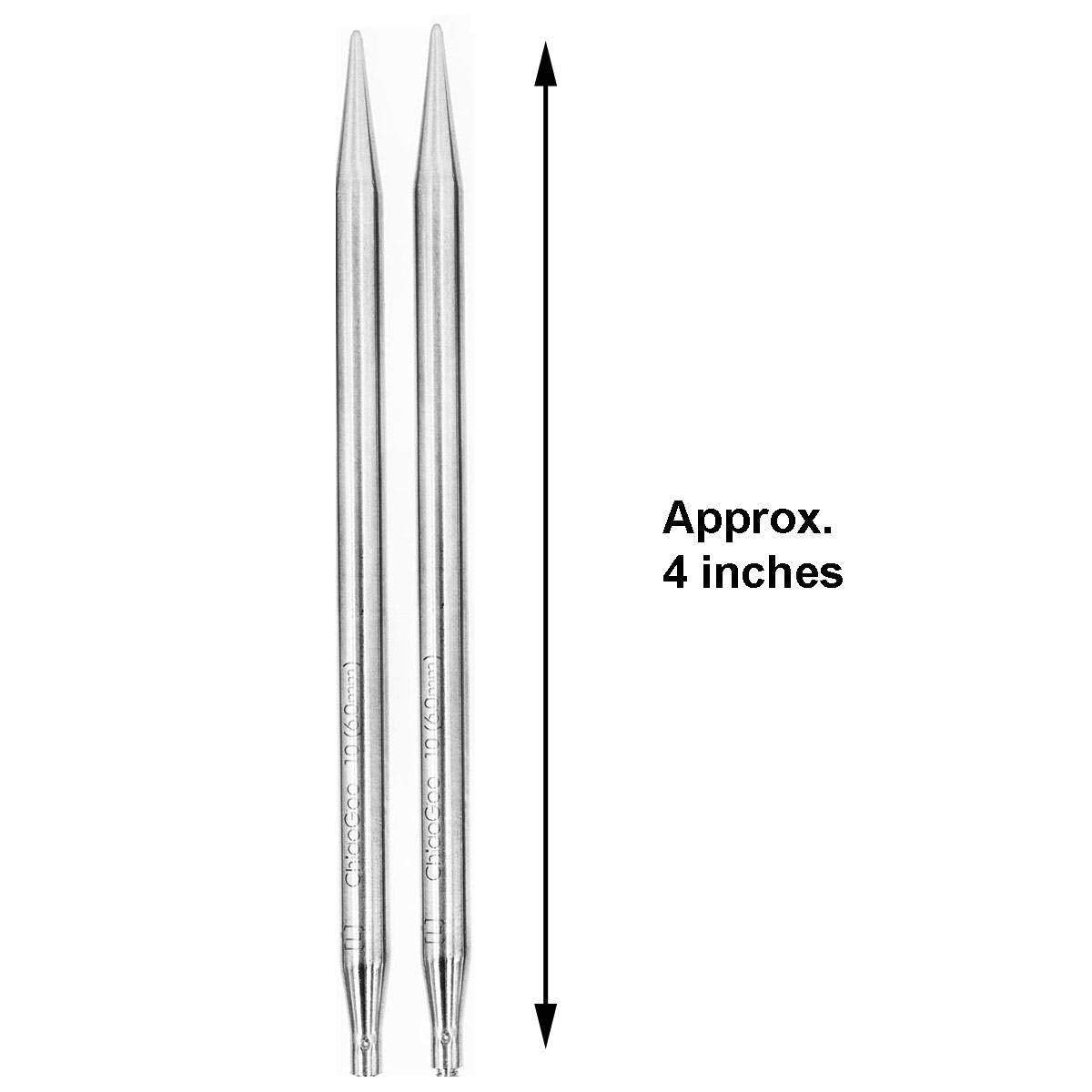 ChiaoGoo Red Lace 4 in. US 10.5 (6.5mm) [L] IntChg. Circular Needle