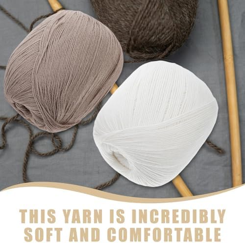 Fine Wool Yarn for Crocheting Scarves, Cardigans, and Gloves Xmas