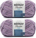 Bernat Blanket Twist Yarn for Crocheting & Knitting, Purple Haze
