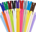 Renashed 60Pcs 12Inch Nylon Coil Zippers for Tailor Sewer Sewing Craft