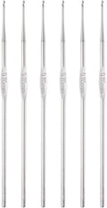 uxcell Stainless Steel Crochet Hook 0.85mm US Size 13 Knitting Needles