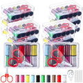 Wavwavw 24 Pcs Mini Travel Sewing Kit Small Sewing Kit Beginner DIY