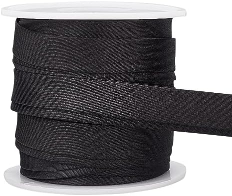 BENECREAT 13.5 Yard Satin Bias Tape 0.6inch Wide Double Fold Satin