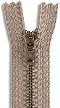 Zipper Antique Brass Jean Zipper 9" Color Khaki Zip for Sewing Craft