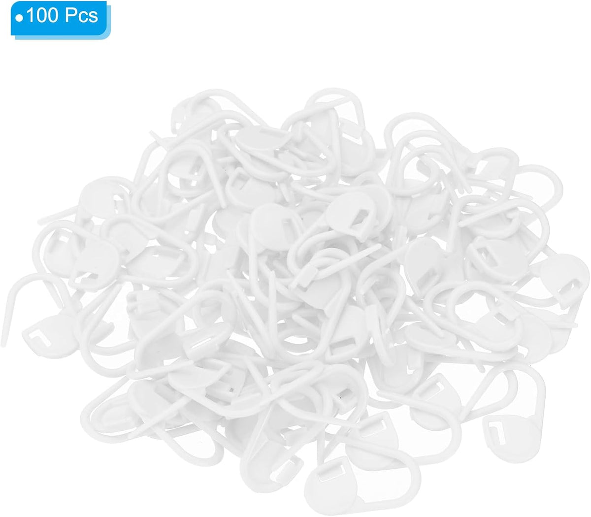 PATIKIL Crochet Stitch Markers, 100 Pack Plastic Knitting Markers