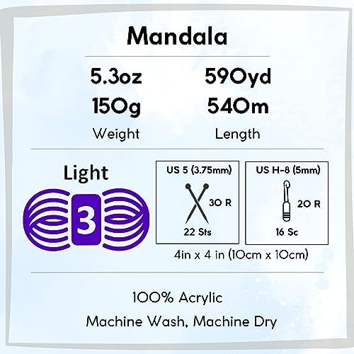 Lion Brand Yarn Mandala 525-214 Centaur