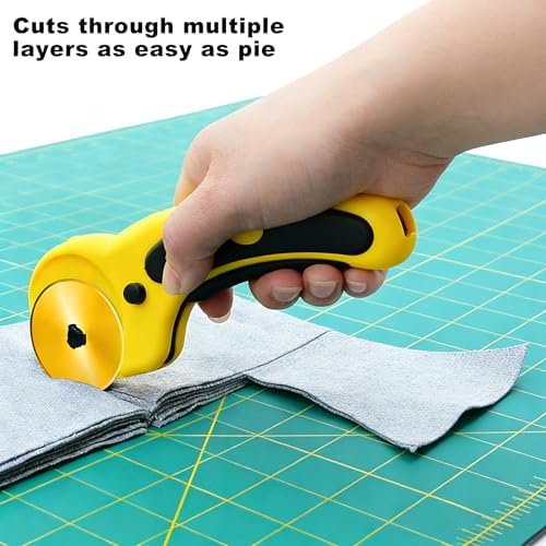 60mm Titanium Rotary Cutter Blades 10 Pack Replacement Rotary Blades