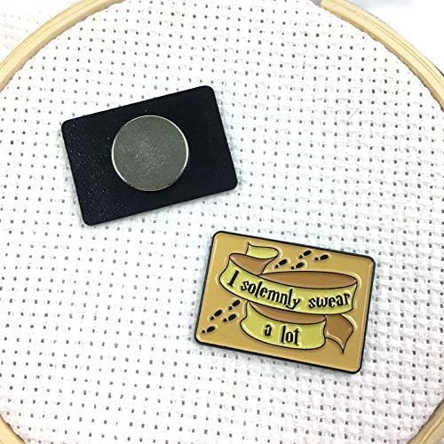 I Solemnly Swear A Lot Enamel Needle Minder