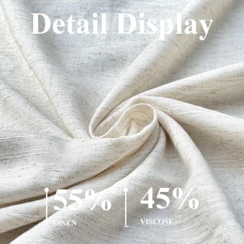 Linen Fabric | Soft, Breathable & Drapable Clothing Fabric | 55%