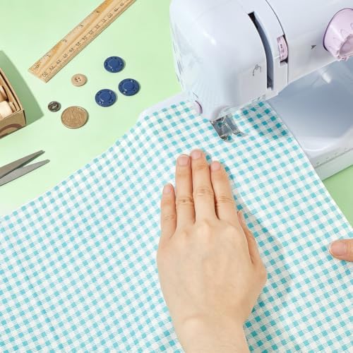 PH PandaHall 1 Yard Gingham Cotton Fabric, 63 Inch Wide Plaid Fabric