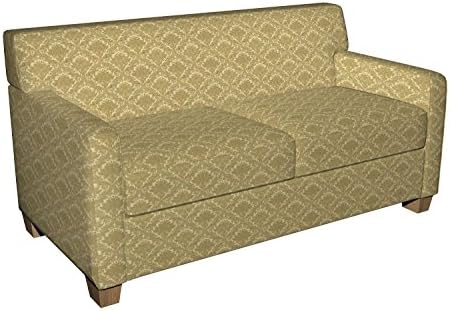 Green Floral Jacquard Woven Upholstery Grade Fabric by The Yard - SKU