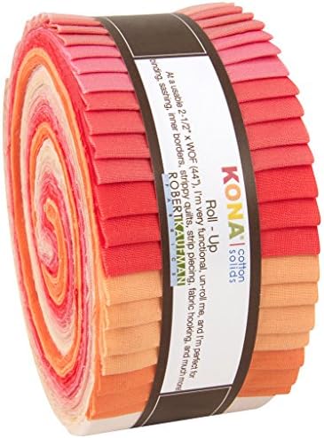 Studio RK Kona Cotton Solids Blushing Boquet Roll Up 40 2.5-inch