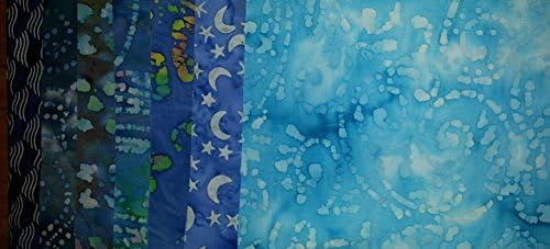 Lot of 100pcs Batik Quilt Blocks, Cotton Fabric Charm Pack, 5" Squares