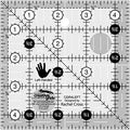 Creative Grids Quilt Ruler 4-1/2in x 4-1/2in Square – CGR4LEFT – Made