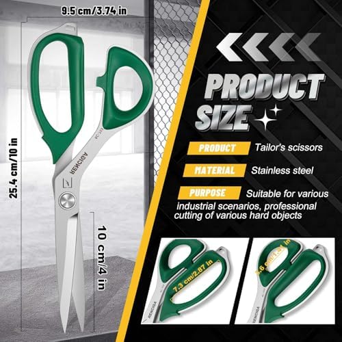 Fabric Scissors Tailor Sewing Shears Heady Duty Multi-Purpose Integral