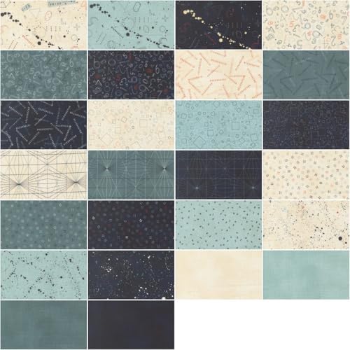 Janet Clare Data Jelly Roll 40 2.5-inch Strips Moda Fabrics 24670JR