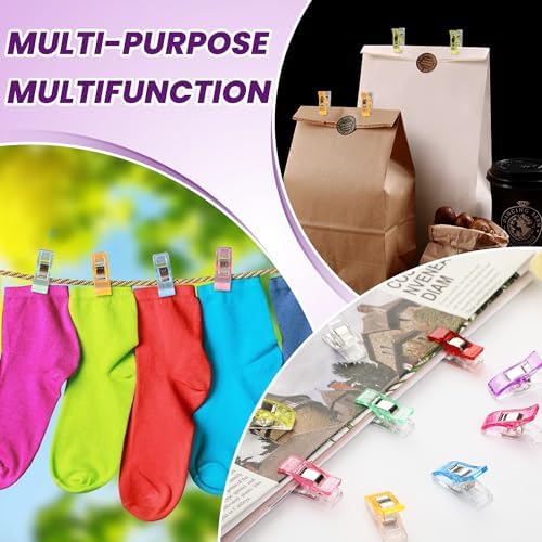 100PCS Sewing Clips with Storage Box