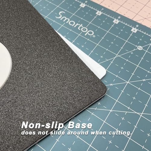 18"x18" Rotating Self Healing Cutting Mat, Non-Slip Non-Reflective
