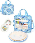 Telawsfun Embroidery Project Bag Organizer, Removable Binder