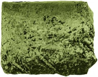 Efavormart Dusty Sage Green Crushed Velvet Fabric Bolt, DIY Craft