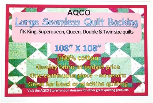 108"x108" Quilt Backing Fabric, Large, Seamless, from AQCO, Smoothie