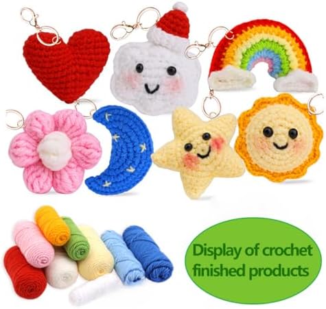 Crochet Yarn - 3-ply Wool Yarn for Crocheting and Knitting