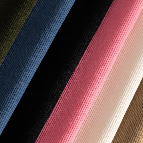 Olive Green Corduroy Fabric by The Yard, 60" Wide Upholstery Fabric
