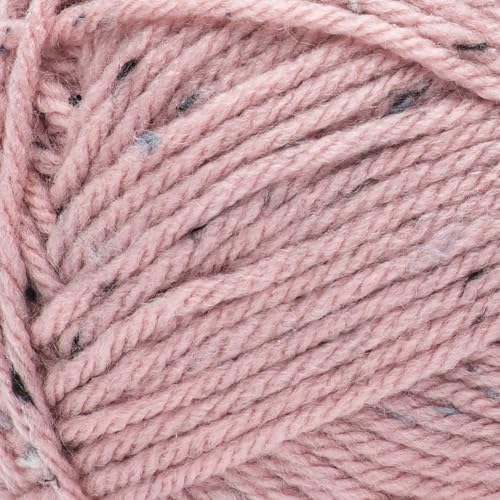 Loops & Threads Soft Rose Impeccable Tweed Yarn – Medium Weight Yarn
