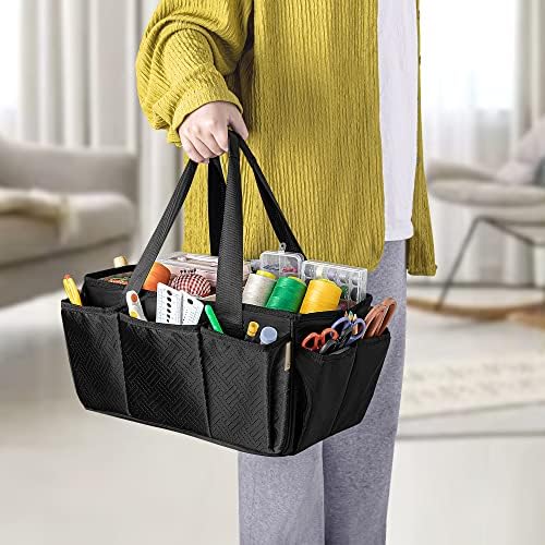 Fasrom Sewing Accessories Organizer, Craft Supply Caddy Tote