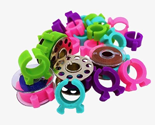 16 Piece Bobbin Holder Set for Sewing Machines - Bobbin Clamps for