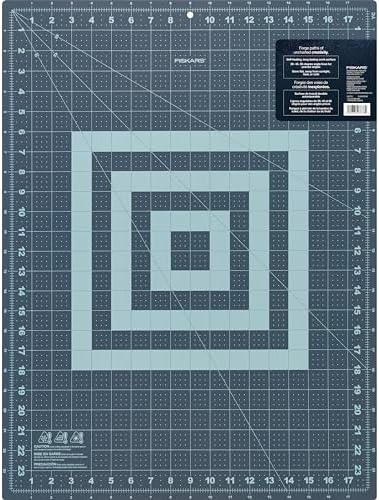 Fiskars 18" x 24" Self Healing Cutting Mat for Sewing, Lilac Mountain