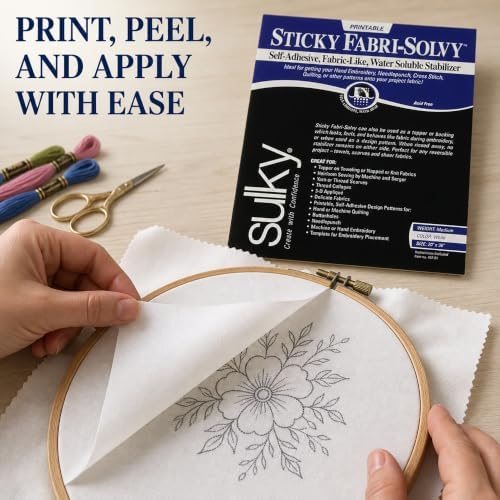 Sulky Sticky Fabri-Solvy Stabilizer 20"X36"