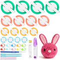 Supkiir 16 Pcs Pompom Makers for Yarn, 4 Sizes Pom Pom Makers with