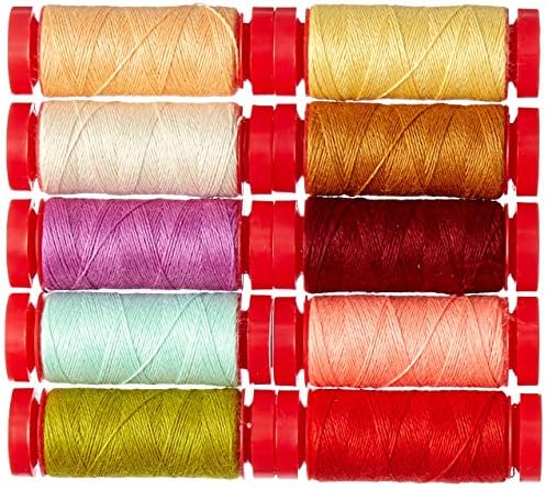 Fig Tree and Co Farmhouse Wools Aurifil Thread Kit 10 Small Spools 12