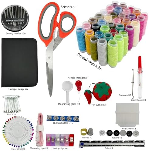 FREFTA Sewing Kit for Adults Beginner and Professionals, Home, Travel