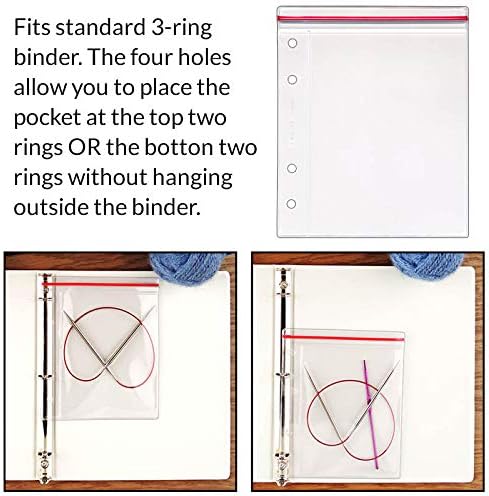 StoreSMART - Top Side Zipper Case for Your Circular Knitting Needles
