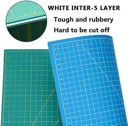 WORKLION 24" x 36" and 9" x 12" Large Self Healing PVC Cutting Mat