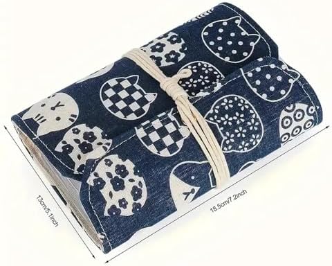 Durable PVC Circular Needle Storage Case Needle Box with 12 Zippered
