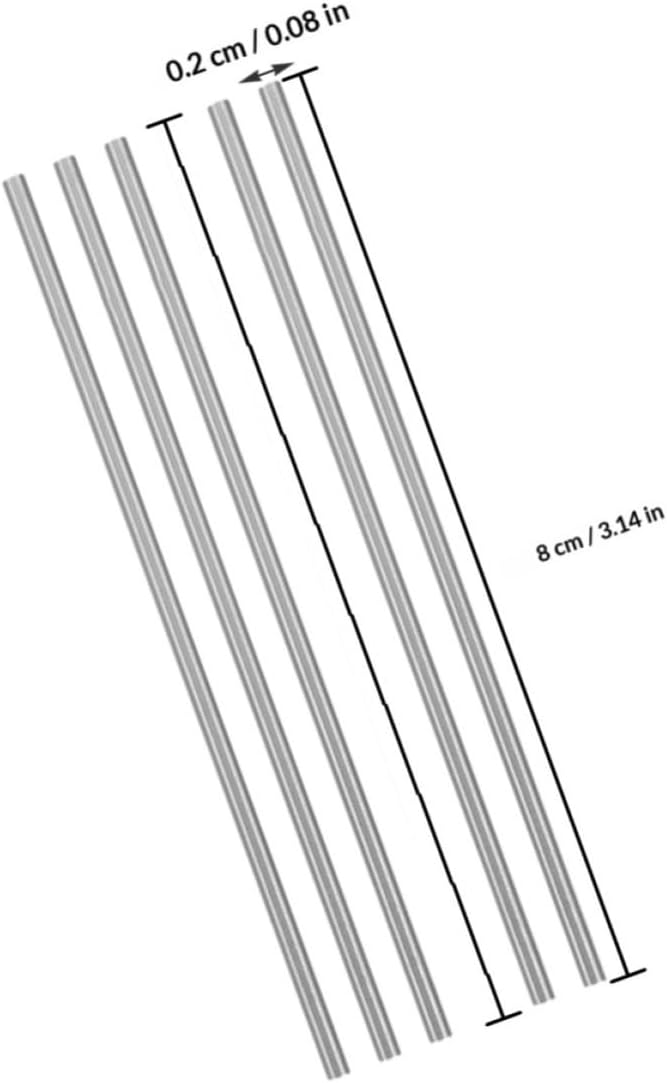 20pcs Metal Blocking Rods, Round Steel Board Pegs Set