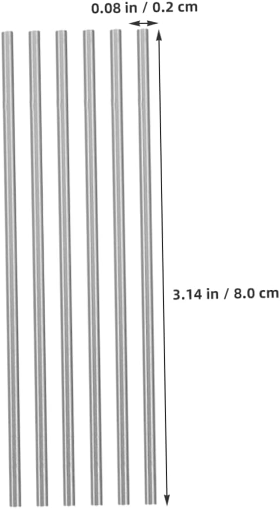 20pcs Stainless Steel Blocking Rods for Crochet and Knitting